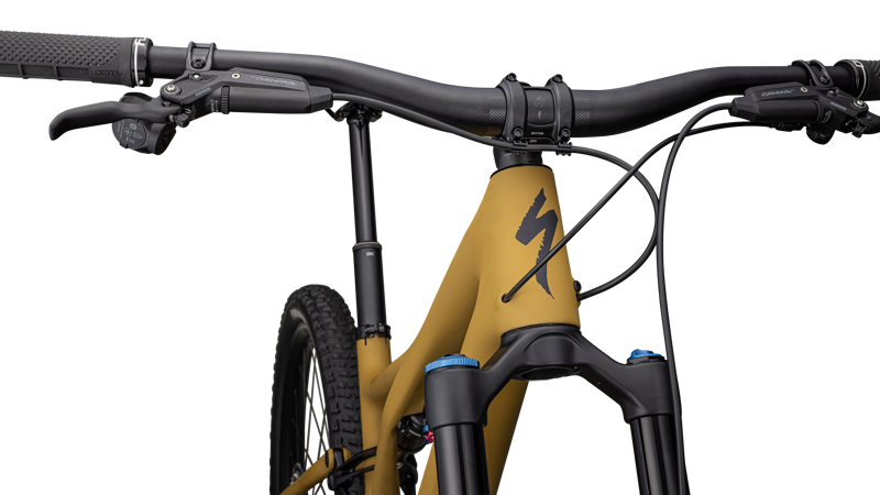 Specialized Stumpjumper Expert T-Type Full Suspension Mountain Bike 2024 in Harvest Gold/Midnight Shadow-4