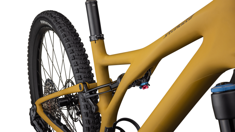 Specialized Stumpjumper Expert T-Type Full Suspension Mountain Bike 2024 in Harvest Gold/Midnight Shadow-5