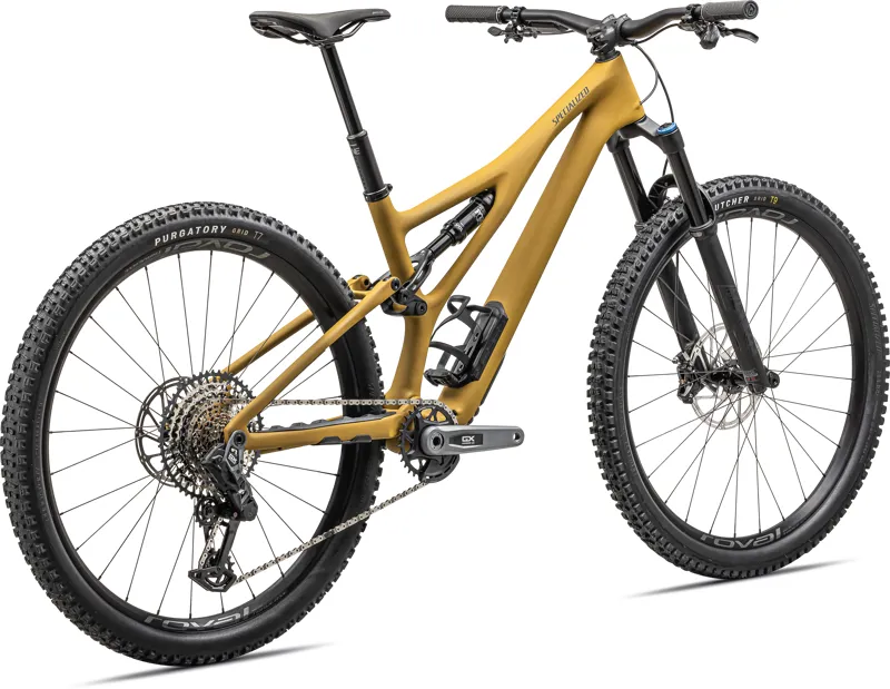 Specialized Stumpjumper Expert T-Type Full Suspension Mountain Bike 2024 in Harvest Gold/Midnight Shadow-2