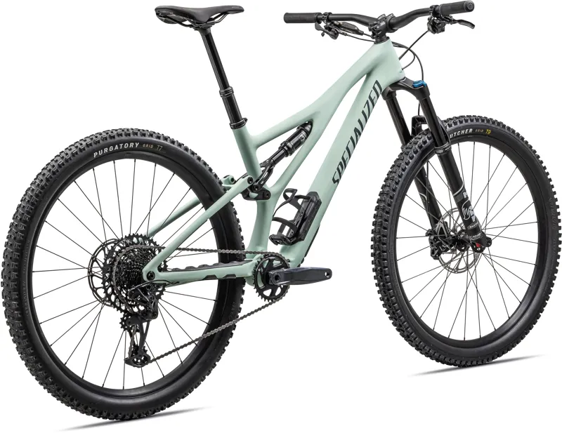 Specialized Stumpjumper Comp Full Suspension Mountain Bike 2024 in White Sage/Deep Lake-2