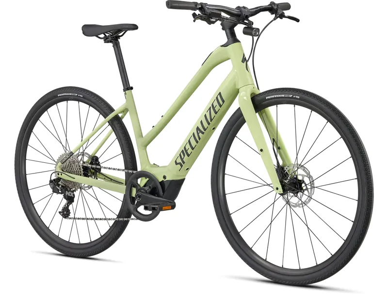 Specialized Turbo Vado SL 4.0 Hybrid Electric Bike 2024 in Green Limestone/ Black-6