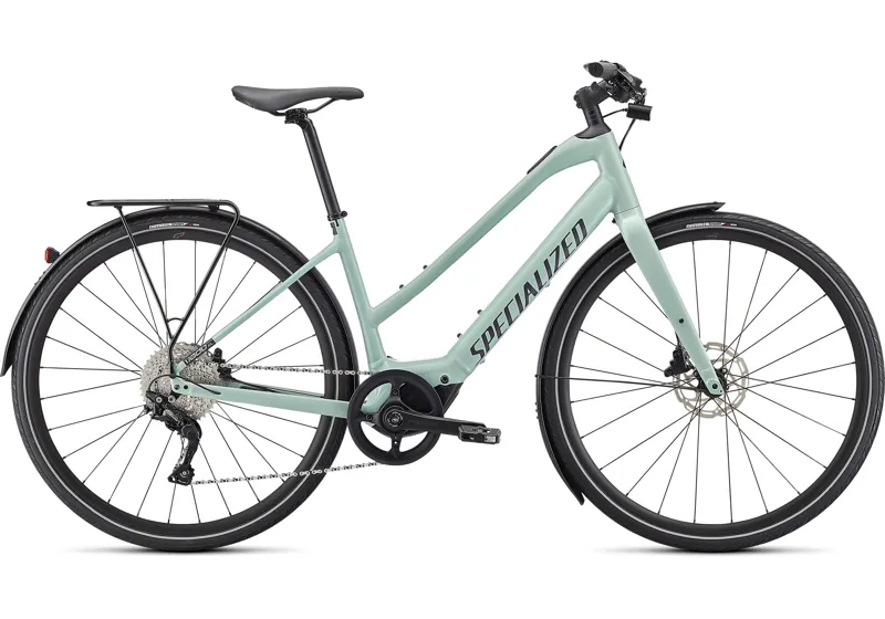 ONE OFF Specialized Turbo Vado SL 4.0 Step-Through EQ Electric Hybrid Bike Large 2022 in White Sage