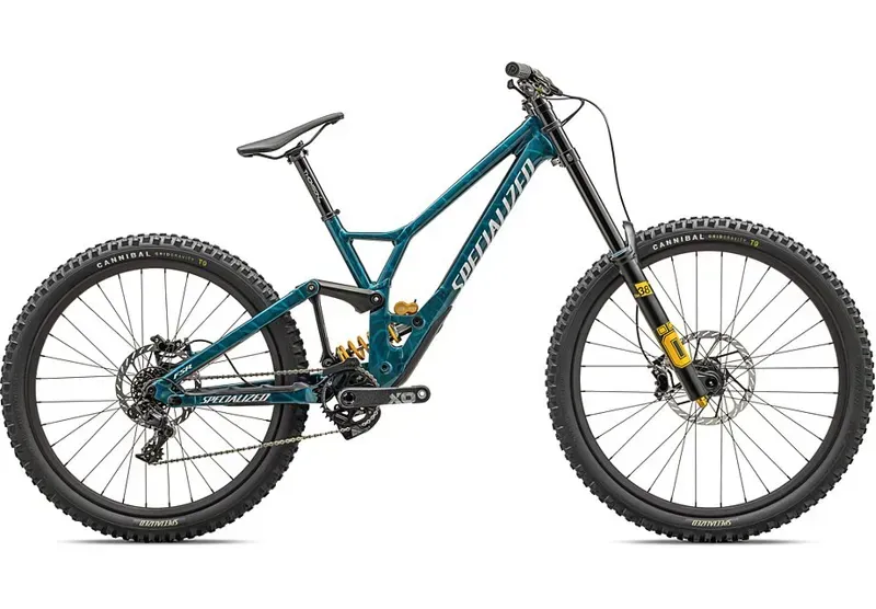 Specialized Demo Race Mountain Bike 2024 in Teal Tint/White