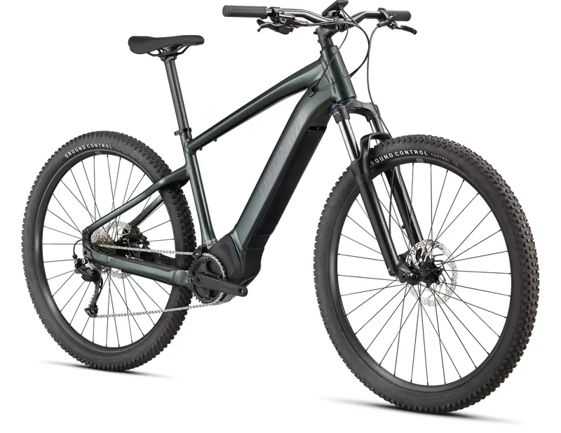 Specialized Turbo Tero 3.0 Step-Through Electric Mountain Bike 2024 in Oak Green Metallic/Smoke-1