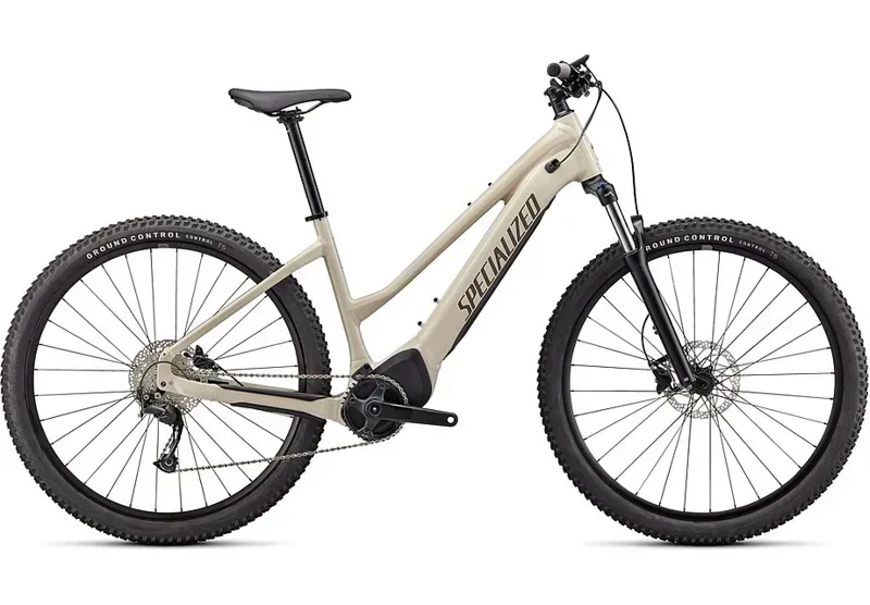 Specialized Turbo Tero 3.0 Step-Through Electric Mountain Bike 2024 in White Mountains/Gunmetal