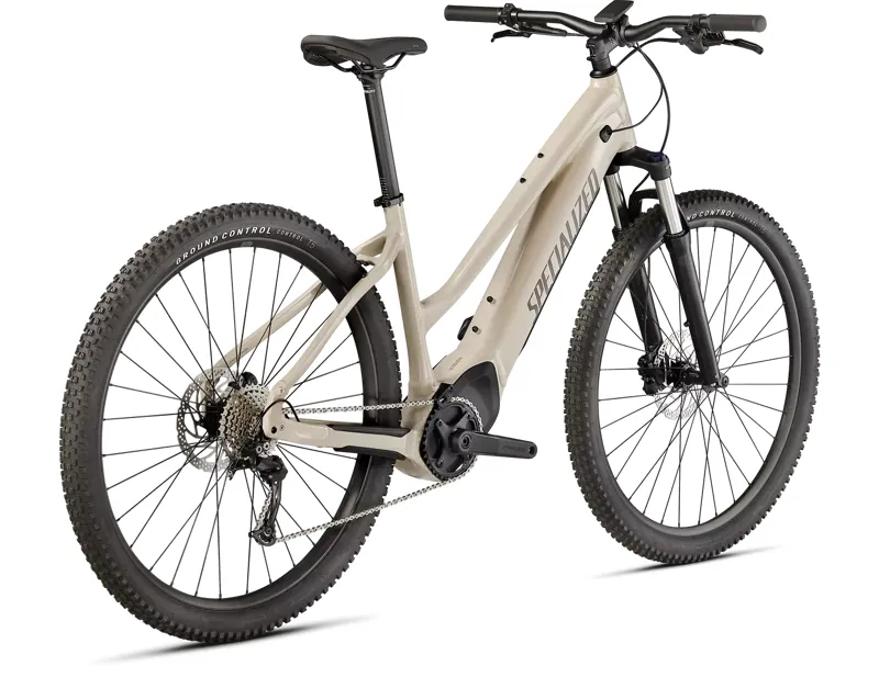 Specialized Turbo Tero 3.0 Step-Through Electric Mountain Bike 2024 in White Mountains/Gunmetal-2
