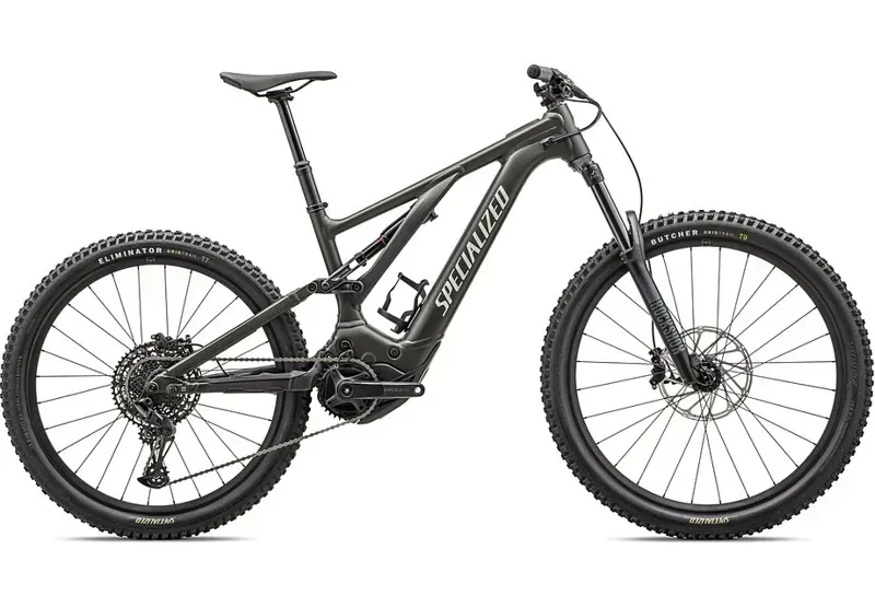 Specialized Turbo Levo Alloy Full Suspension Electric Mountain Bike 2024 in Satin Dark Moss Green Dune White
