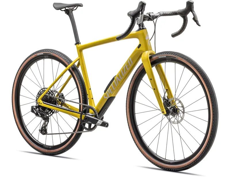 Specialized Diverge Comp Carbon Gravel Bike 2024 in Metallic Sulfur/Amber Glow/Purple Haze/Metallic Obsidian-1