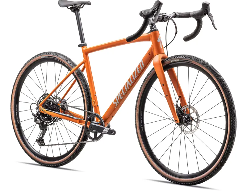 Specialized Diverge Comp E5 Gravel Bike 2024 in Amber Glow/Dove Grey-1