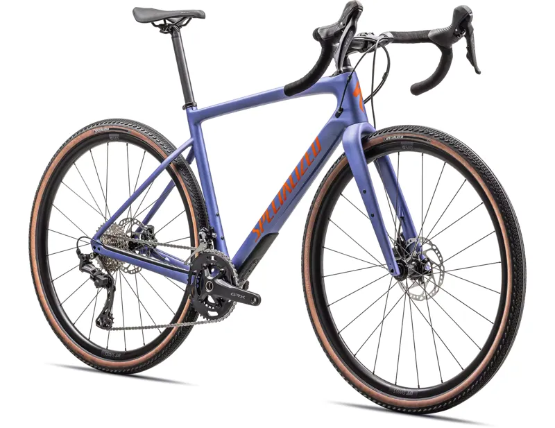Specialized Diverge Sport Carbon Gravel Bike 2024 in Purple Indigo/Amber Glow-1