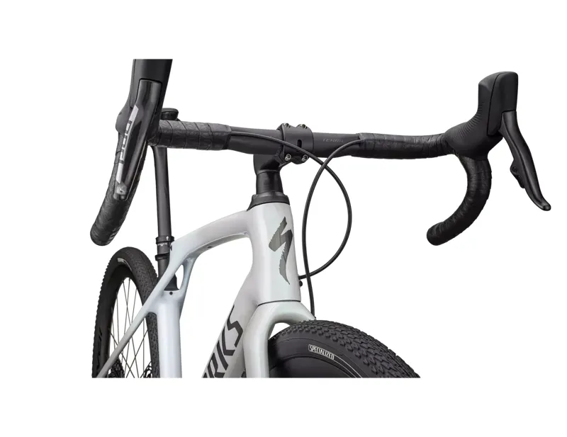 Specialized S-Works Diverge STR Gravel Bike 2024 in Dove Grey/Eyris Pearl/Morning Mist/Smoke-4