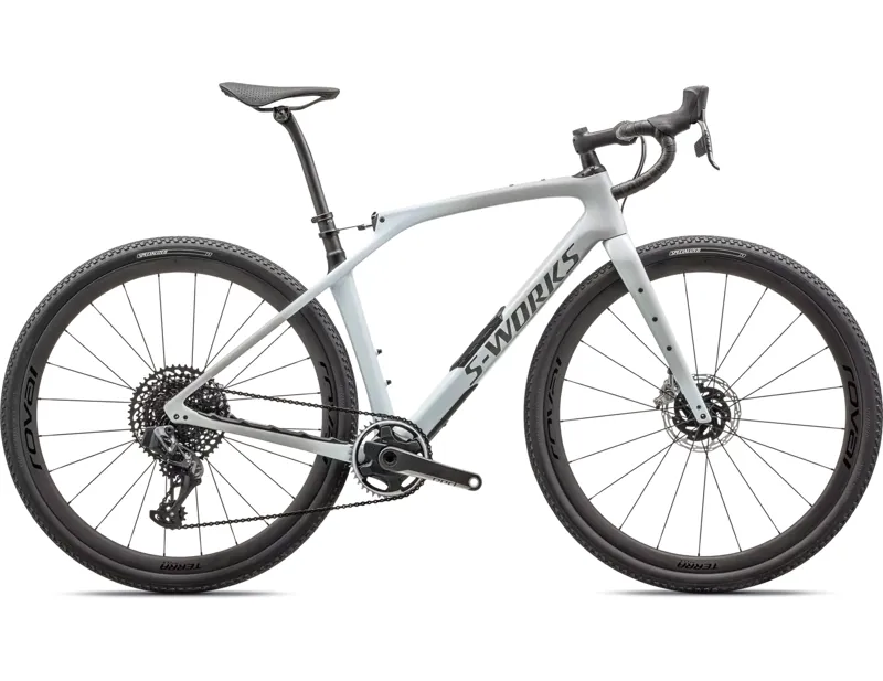 Specialized S-Works Diverge STR Gravel Bike 2024 in Dove Grey/Eyris Pearl/Morning Mist/Smoke