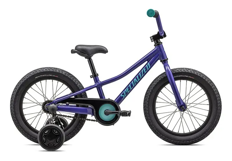 Specialized Riprock Coaster 16 inch Kids Bike 2026 in Purple Haze Lagoon Blue