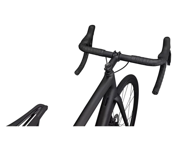Specialized Aethos Pro Ultegra Di2 Road Bike 2023 in Obsidian/Chaos Granite/Birch-4