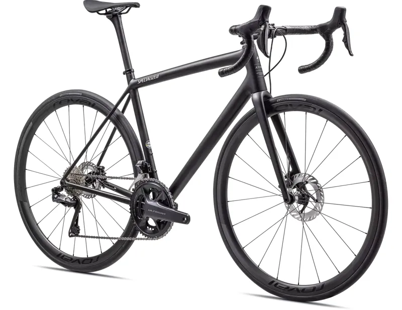 Specialized Aethos Pro Ultegra Di2 Road Bike 2023 in Obsidian/Chaos Granite/Birch-1