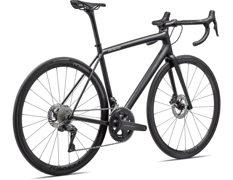 Specialized Aethos Pro Ultegra Di2 Road Bike 2023 in Obsidian/Chaos Granite/Birch-2