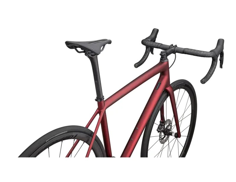 Specialized Aethos Pro Ultegra Di2 Road Bike 2024 in Red Sky/Red Onyx-3