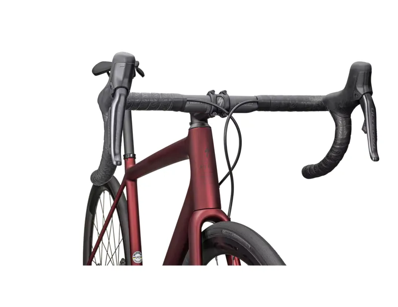 Specialized Aethos Pro Ultegra Di2 Road Bike 2024 in Red Sky/Red Onyx-4