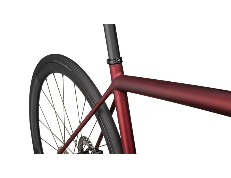 Specialized Aethos Pro Ultegra Di2 Road Bike 2024 in Red Sky/Red Onyx-5