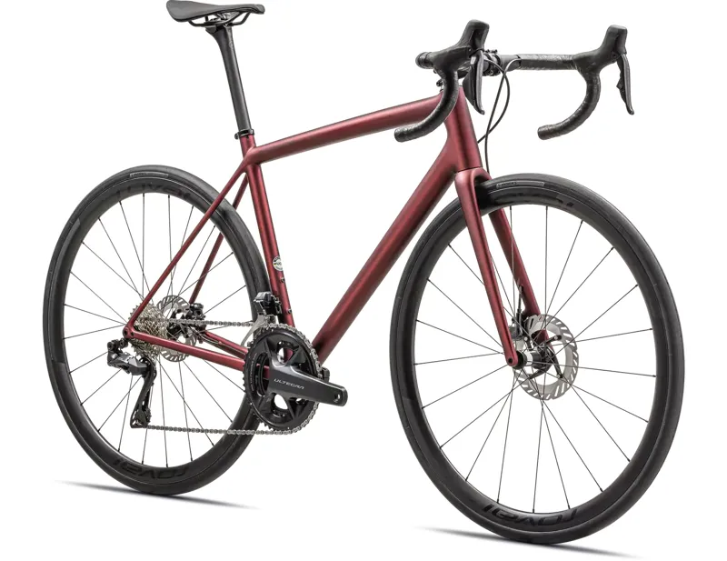 Specialized Aethos Pro Ultegra Di2 Road Bike 2024 in Red Sky/Red Onyx-1