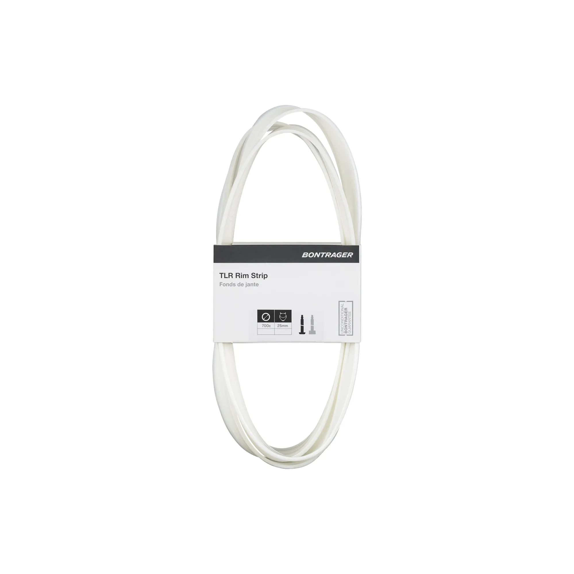 Bontrager TLR 700c x 25mm Rim Strip in White
