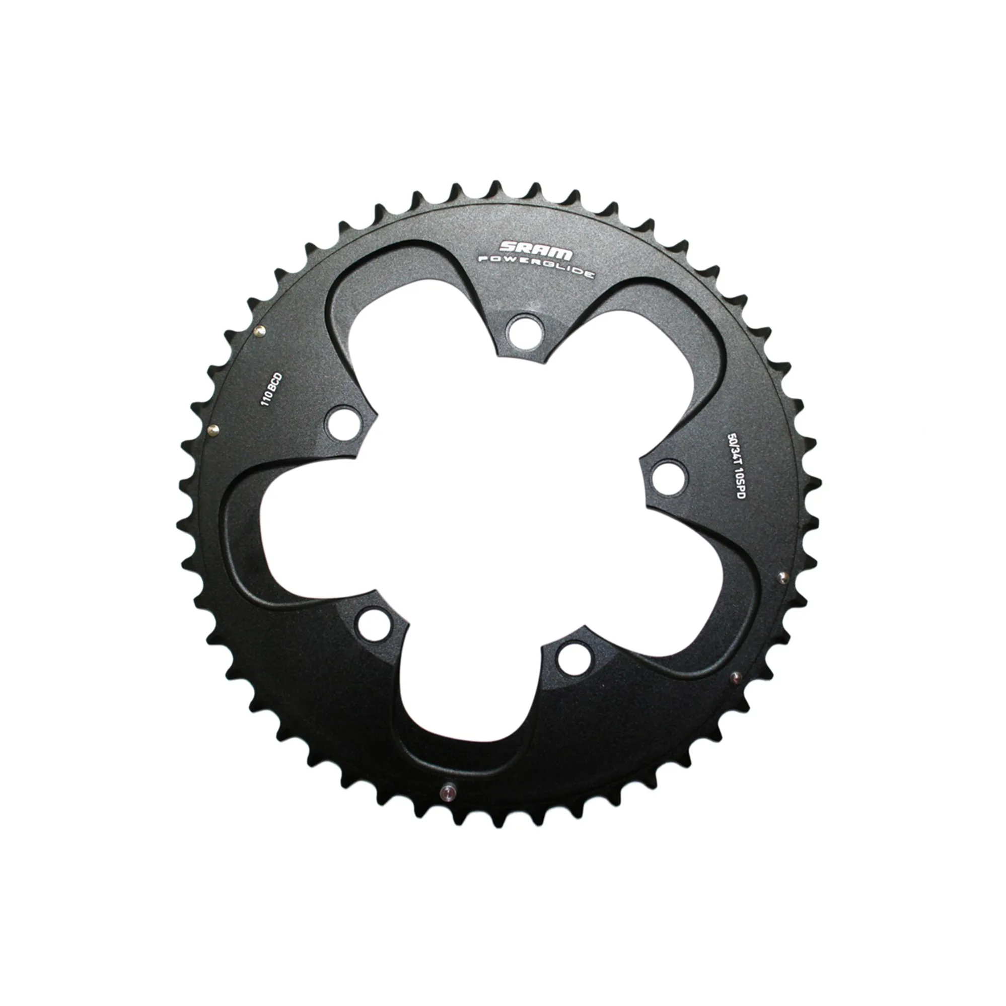 59t Chain Ring SRAM Red S1 110BCD 50T Road Chainring in Black