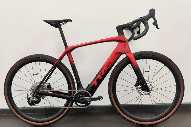 EX DISPLAY Trek Domane+ SLR 6 eTap Electric Carbon Road Bike 56cm 2023 in Carbon Red Smoke
