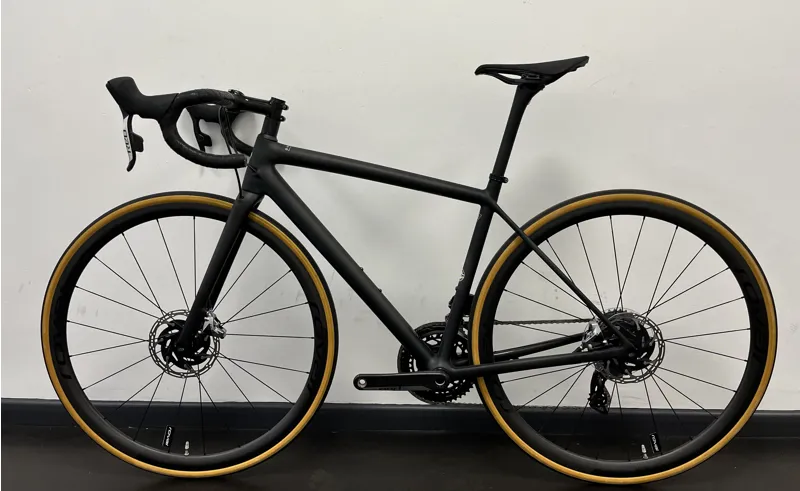 EX DISPLAY Specialized S-Works Aethos SRAM Red eTap AXS Road Bike 52cm 2023 in Black Carbon Eyris-1