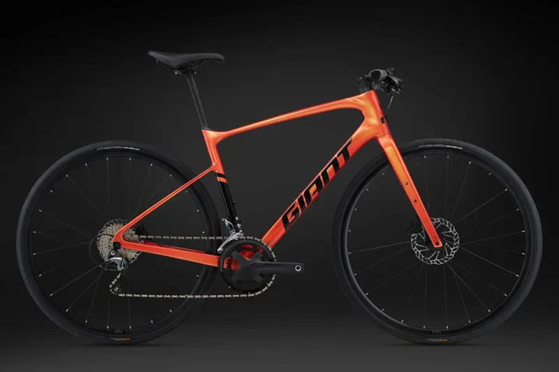 Giant FastRoad Advanced 2 Hybrid Bike 2025 in Helios Orange-6
