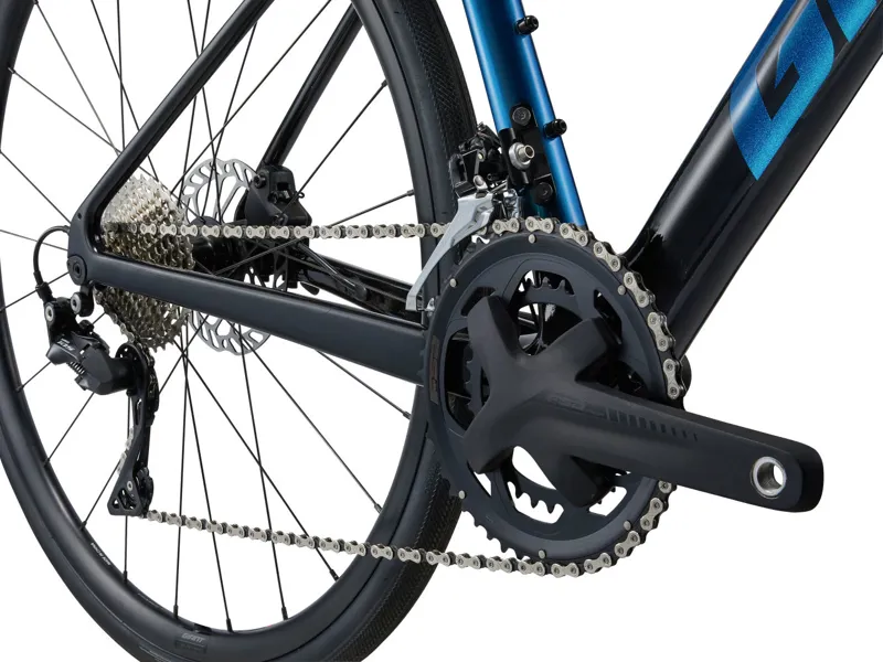 Giant FastRoad Advanced 1 Hybrid Bike 2024 in Black-4