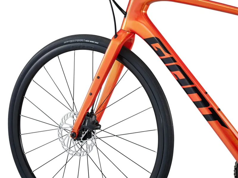 Giant FastRoad Advanced 2 Hybrid Bike 2025 in Helios Orange-3