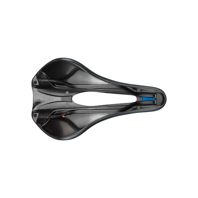 Selle Italia Novus Boost Evo TM Superflow Gravel Saddle in Blue Granite Large-4