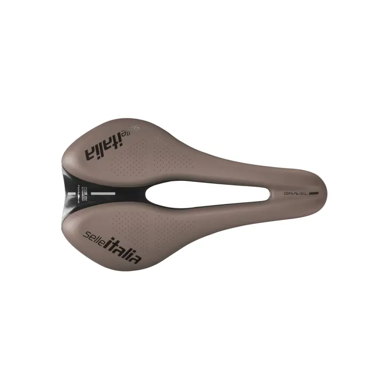 Balfes Bikes Selle Italia Novus Boost Evo TM Superflow Gravel Saddle in Mud Brown Large | Free postage over £30, £10 off first order, price match & 0% finance.