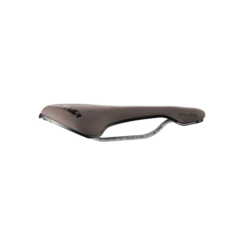 Selle Italia Flite Boost TI316 Superflow Gravel Saddle in Mud Brown-2