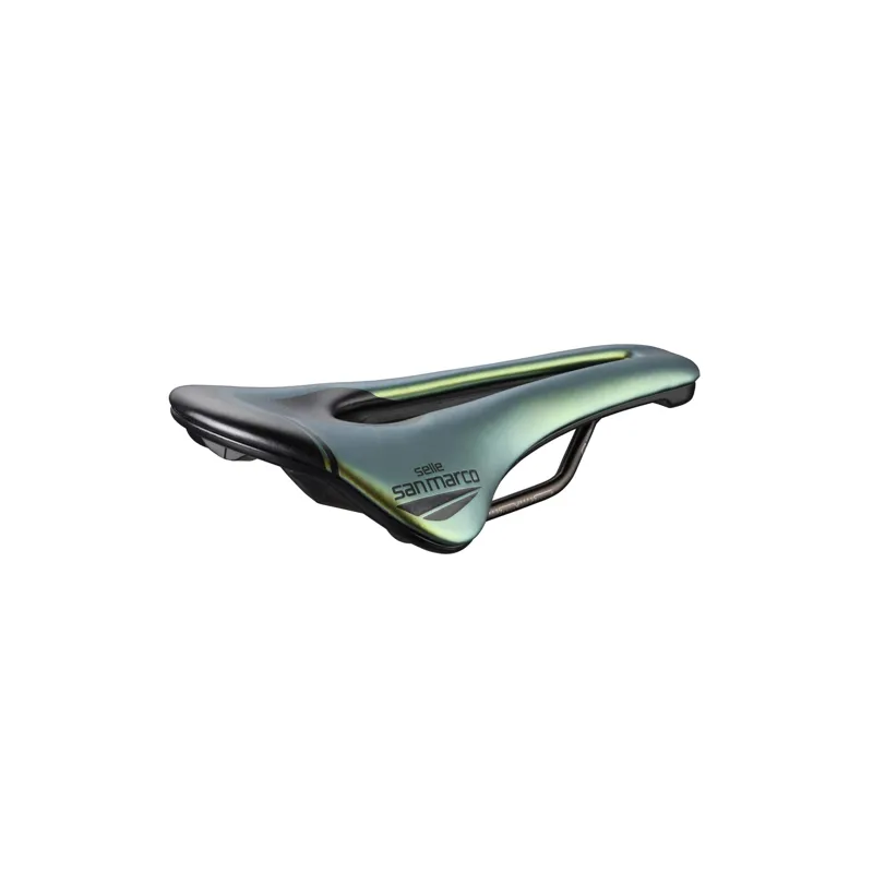 Selle San Marco Shortfit 2.0 Racing Saddle in Iridescent Gold-2