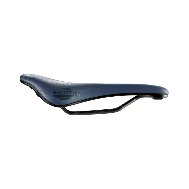 Selle San Marco Shortfit 2.0 Supercomfort Racing Saddle in Blue-1