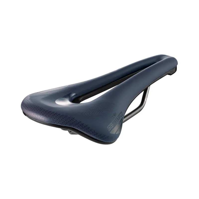 Selle San Marco Shortfit 2.0 Supercomfort Racing Saddle in Blue-2
