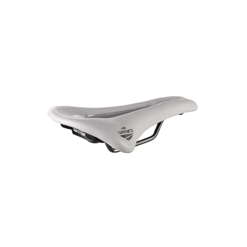 Selle San Marco Allroad Supercomfort L3 Racing Saddle in Ice Grey Large-2