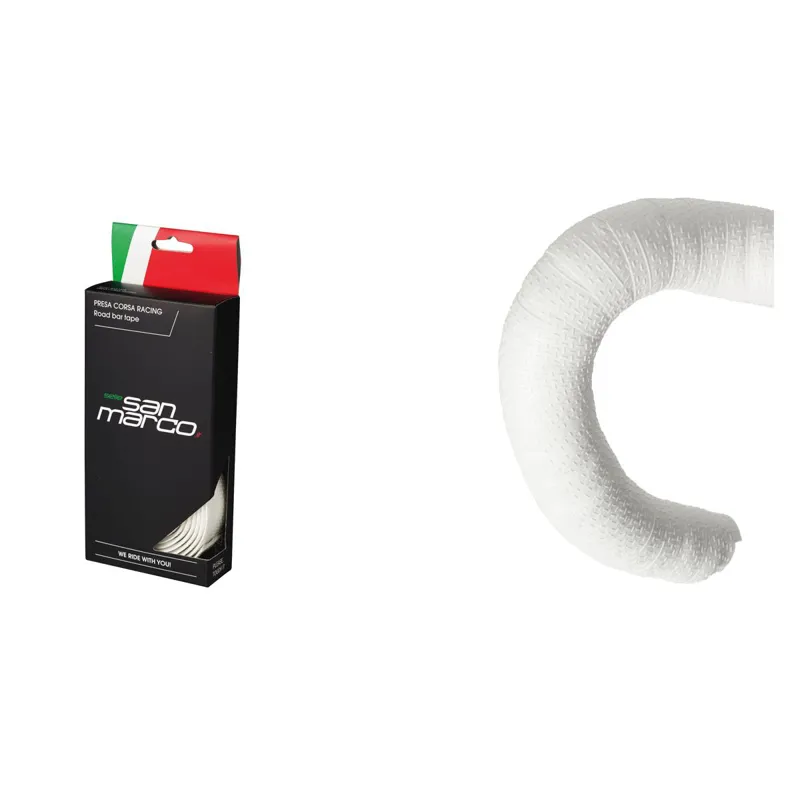 Selle San Marco Presa Corsa Dynamic Handlebar Tape in White