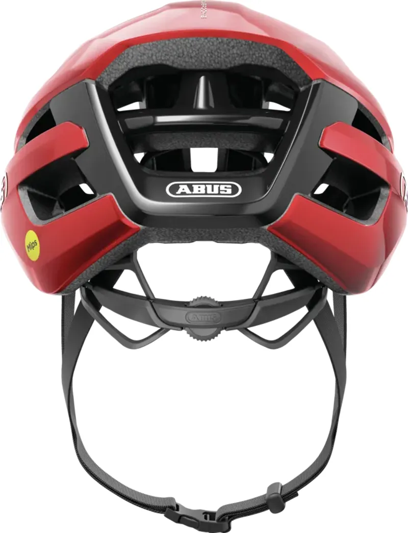 Abus Powerdome MIPS Road Helmet in Blaze Red-2