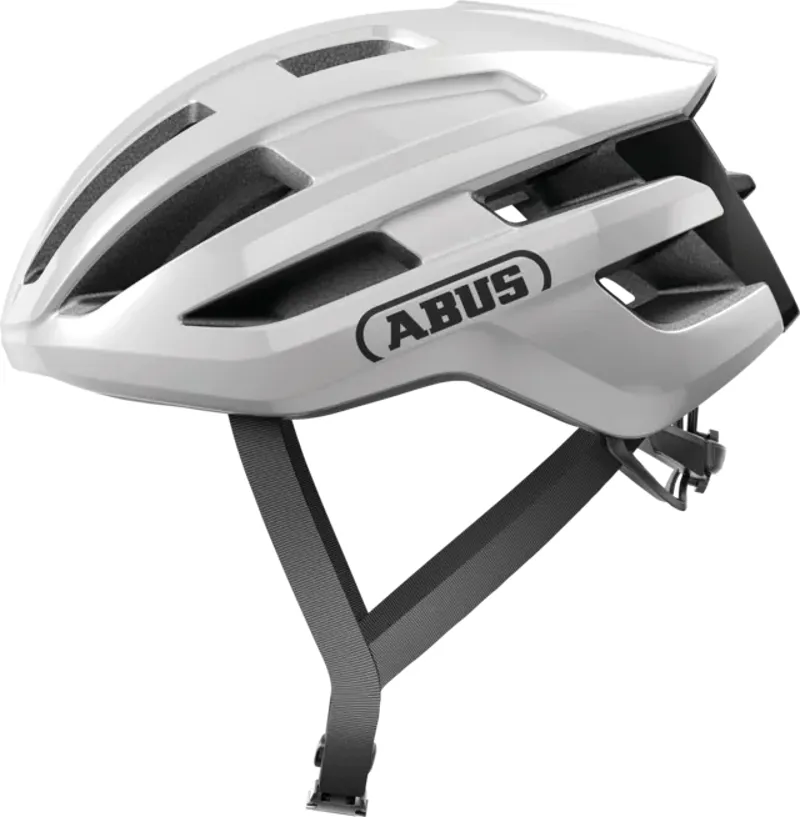 ABUS Powerdome Road Helmet in Polar White-1