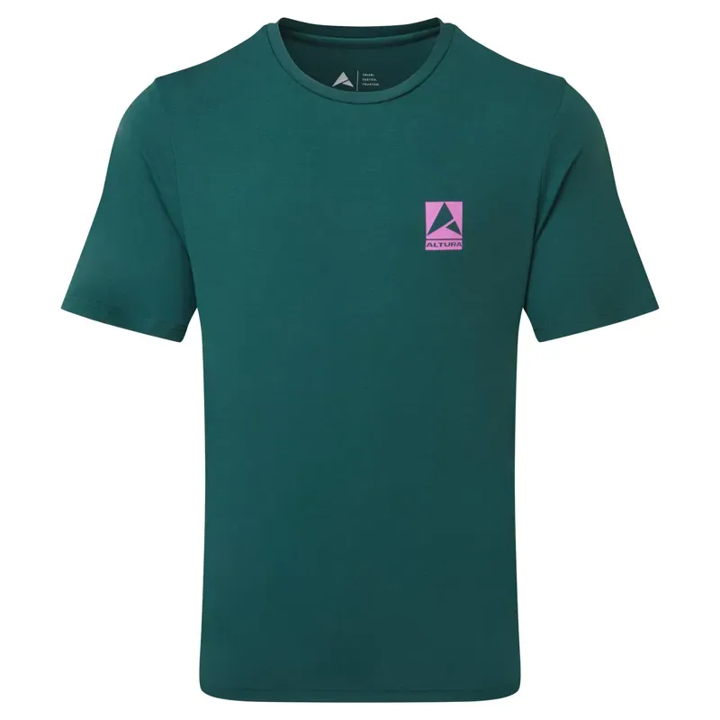 Altura Cyclepath Tech Tee in Forest Green
