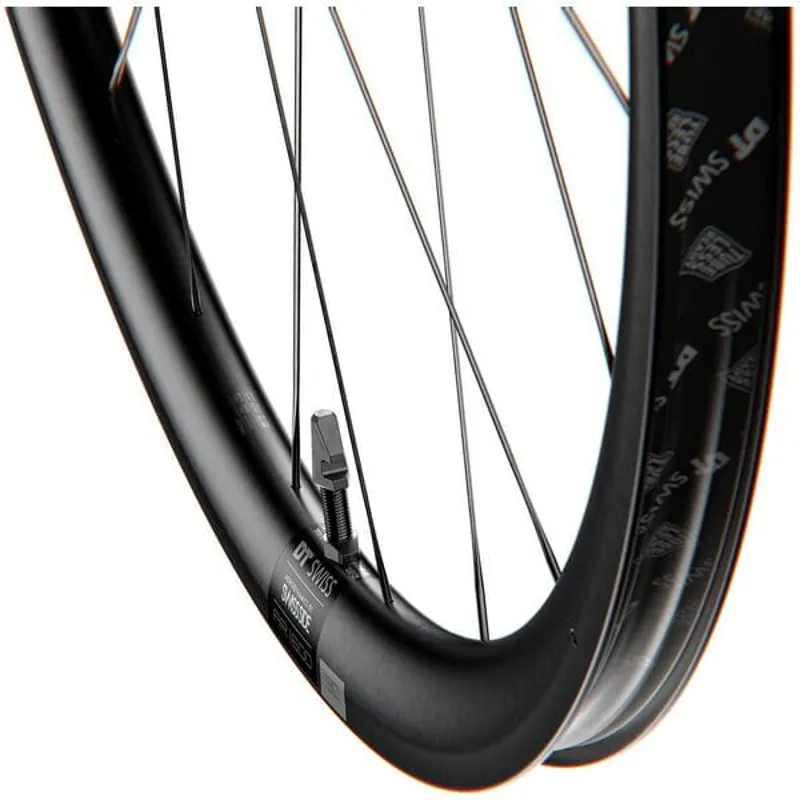 DT Swiss AR 1600 SPLINE Clincher 30x20mm 700c Disc Brake Front Wheel  in Black-3
