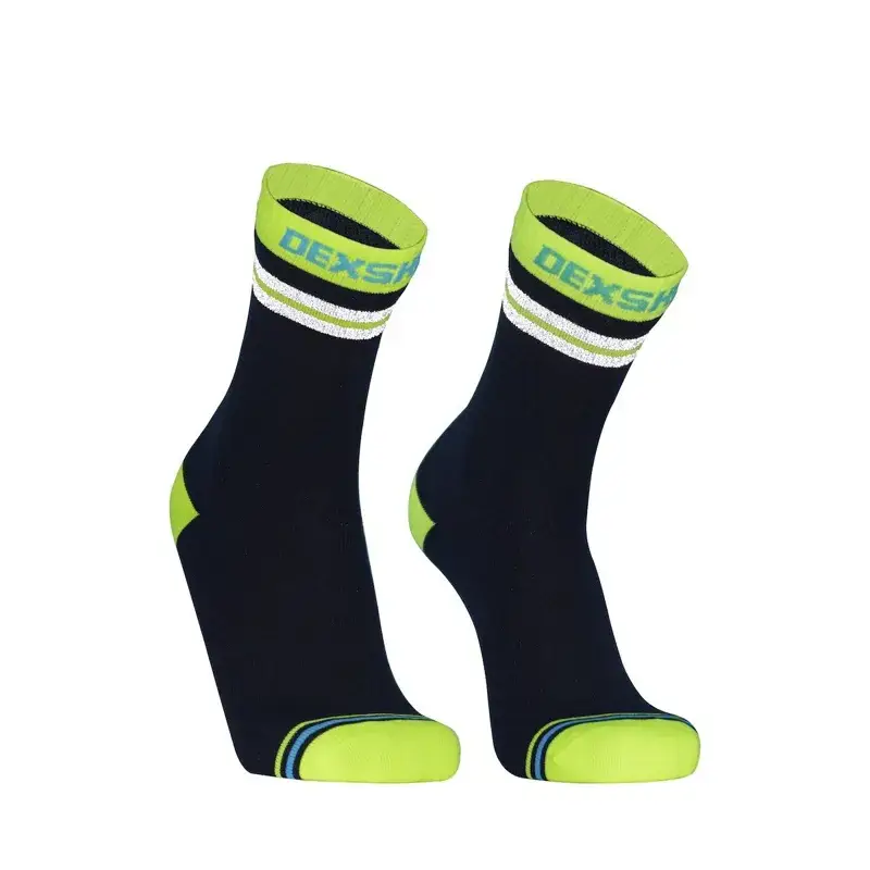 Balfes Bikes Dexshell Pro Visibility Lightweight Waterproof Socks in Hi-Vis Yellow Stripe | Free postage over £30, £10 off first order, price match & 0% finance.