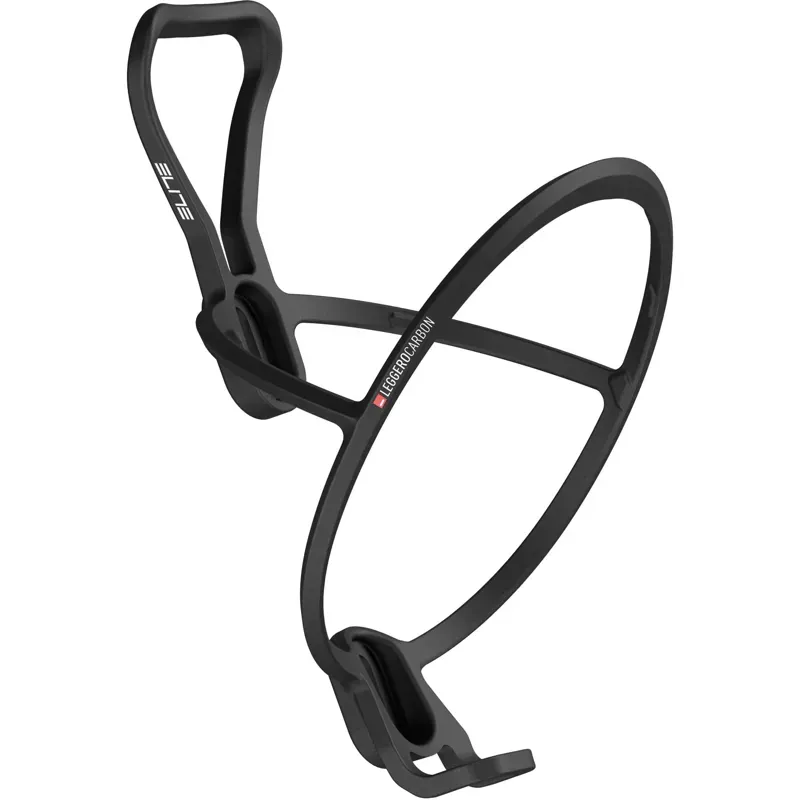 Elite Leggero Carbon Bottle Cage in Black/Red