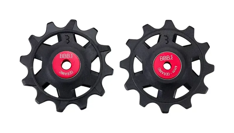 BBB BDP-20 RollerBoys 12t Ceramic SRAM Jockey Wheels in Black-5