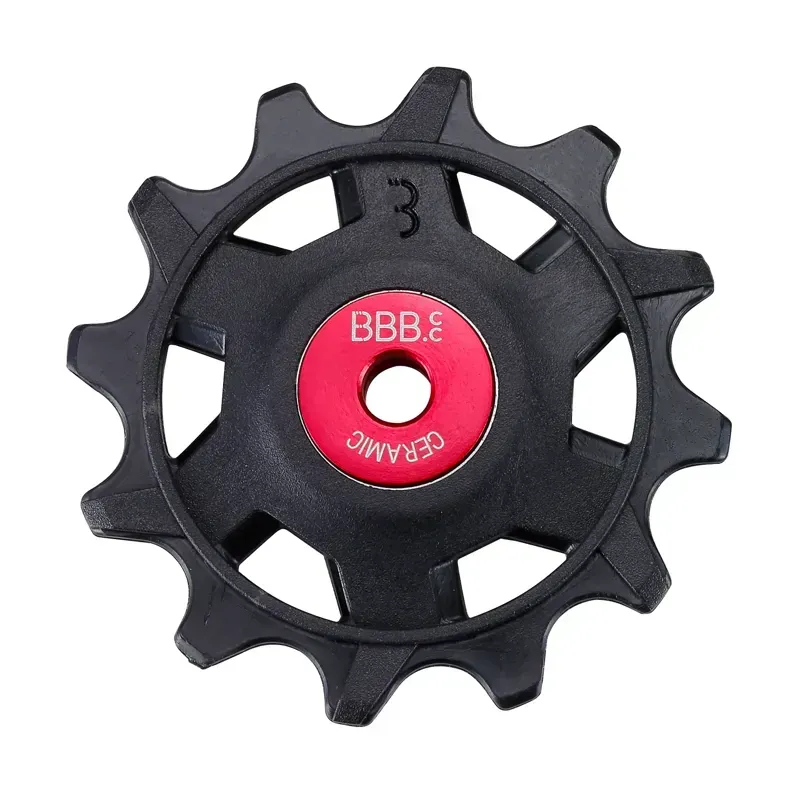 BBB BDP-20 RollerBoys 12t Ceramic SRAM Jockey Wheels in Black-2