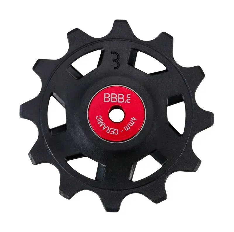 BBB BDP-20 RollerBoys 12t Ceramic SRAM Jockey Wheels in Black-1
