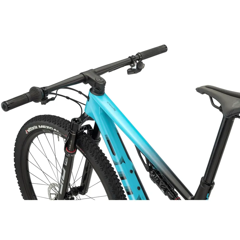 BMC Fourstroke 01 ONE X01 Eagle AXS Full Suspension Mountain Bike 2023 in Turquoise/Black/Carbon-2