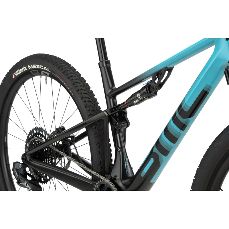 BMC Fourstroke 01 ONE X01 Eagle AXS Full Suspension Mountain Bike 2023 in Turquoise/Black/Carbon-7